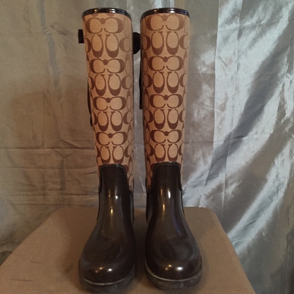 Coach Shoes - COACH TRISTEE RAIN BOOTS